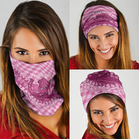 Alaka Hawaii Cowboy Palaka Motifs Personalised Neck Gaiter Paniolo Festival Puakenikeni Lei LT14 - Polynesian Pride