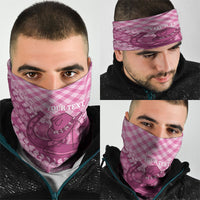 Alaka Hawaii Cowboy Palaka Motifs Personalised Neck Gaiter Paniolo Festival Puakenikeni Lei LT14 - Polynesian Pride