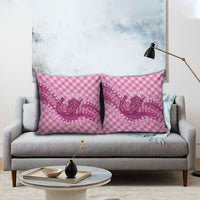 Alaka Hawaii Cowboy Palaka Motifs Personalised Pillow Cover Paniolo Festival Puakenikeni Lei LT14 - Polynesian Pride