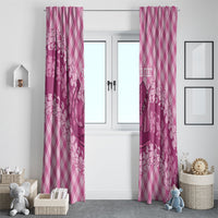 Alaka Hawaii Cowboy Palaka Motifs Personalised Window Curtain Paniolo Festival Puakenikeni Lei LT14 - Polynesian Pride