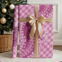 Alaka Hawaii Cowboy Palaka Motifs Personalised Wrapping Paper Paniolo Festival Puakenikeni Lei LT14 - Polynesian Pride