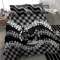Eleele Hawaii Cowboy Palaka Motifs Personalised Bedding Set Paniolo Festival Puakenikeni Lei LT14 - Polynesian Pride