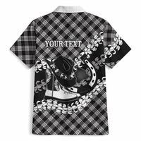 Eleele Hawaii Cowboy Palaka Motifs Personalised Hawaiian Shirt Paniolo Festival Puakenikeni Lei LT14 - Polynesian Pride
