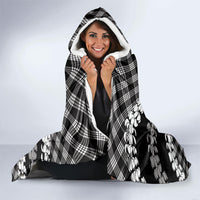 Eleele Hawaii Cowboy Palaka Motifs Personalised Hooded Blanket Paniolo Festival Puakenikeni Lei LT14 - Polynesian Pride