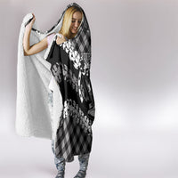 Eleele Hawaii Cowboy Palaka Motifs Personalised Hooded Blanket Paniolo Festival Puakenikeni Lei LT14 - Polynesian Pride