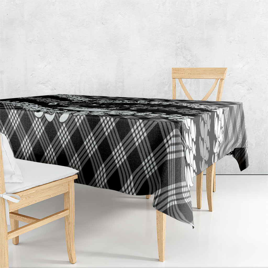 Eleele Hawaii Cowboy Palaka Motifs Personalised Tablecloth Paniolo Festival Puakenikeni Lei LT14 - Polynesian Pride