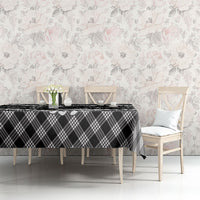 Eleele Hawaii Cowboy Palaka Motifs Personalised Tablecloth Paniolo Festival Puakenikeni Lei LT14 - Polynesian Pride