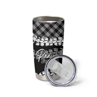 Eleele Hawaii Cowboy Palaka Motifs Personalised Tumbler Cup Paniolo Festival Puakenikeni Lei LT14 - Polynesian Pride