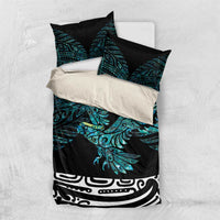 New Zealand Sulphur-crested Cockatoo Bedding Set Aotearoa Maori Mix Paua Shell