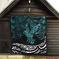 New Zealand Sulphur-crested Cockatoo Quilt Aotearoa Maori Mix Paua Shell LT14 - Polynesian Pride