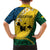 Malampa Province Kid Hawaiian Shirt Vanuatu Map - Plumeria Flag Color