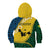 Malampa Province Kid Hoodie Vanuatu Map - Plumeria Flag Color