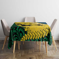 Malampa Province Tablecloth Vanuatu Map - Plumeria Flag Color