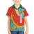 Penama Province Kid Hawaiian Shirt Vanuatu Map - Plumeria Flag Color