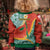 Penama Province Kid Ugly Christmas Sweater Vanuatu Map - Plumeria Flag Color