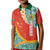 Penama Province Kid Polo Shirt Vanuatu Map - Plumeria Flag Color
