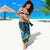 Sanma Province Sarong Vanuatu Pattern Myna Bird - Plumeria Flag Color