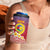 Shefa Province 4 in 1 Can Cooler Tumbler Vanuatu Pattern Map With Plumeria Flag Color