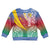 Shefa Province Kid Ugly Christmas Sweater Vanuatu Pattern Map - Plumeria Flag Color