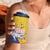 Torba Province 4 in 1 Can Cooler Tumbler Vanuatu Pattern Crocodile With Plumeria Flag Color
