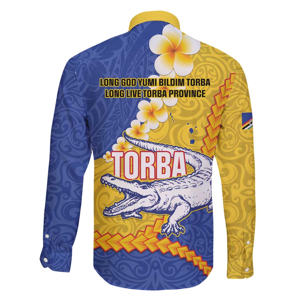 Torba Province Family Matching Mermaid Dress and Hawaiian Shirt Vanuatu Pattern Crocodile - Plumeria Flag Color