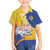 Torba Province Kid Hawaiian Shirt Vanuatu Pattern Crocodile - Plumeria Flag Color
