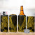 Gold Polynesia Shark Tattoo 4 in 1 Can Cooler Tumbler With Polynesian Plumeria