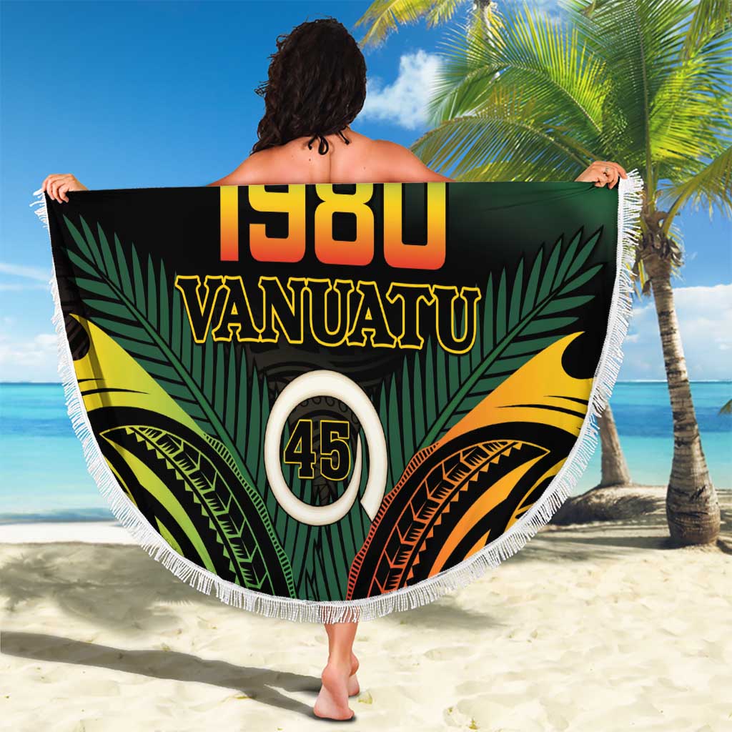 Vanuatu 1980 Beach Blanket Hapi 45 Yia Indipendens Anivesari