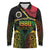 Vanuatu 1980 Long Sleeve Polo Shirt Hapi 45 Yia Indipendens Anivesari