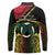 Vanuatu 1980 Long Sleeve Polo Shirt Hapi 45 Yia Indipendens Anivesari