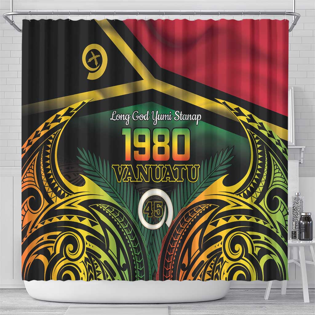 Vanuatu 1980 Shower Curtain Hapi 45 Yia Indipendens Anivesari