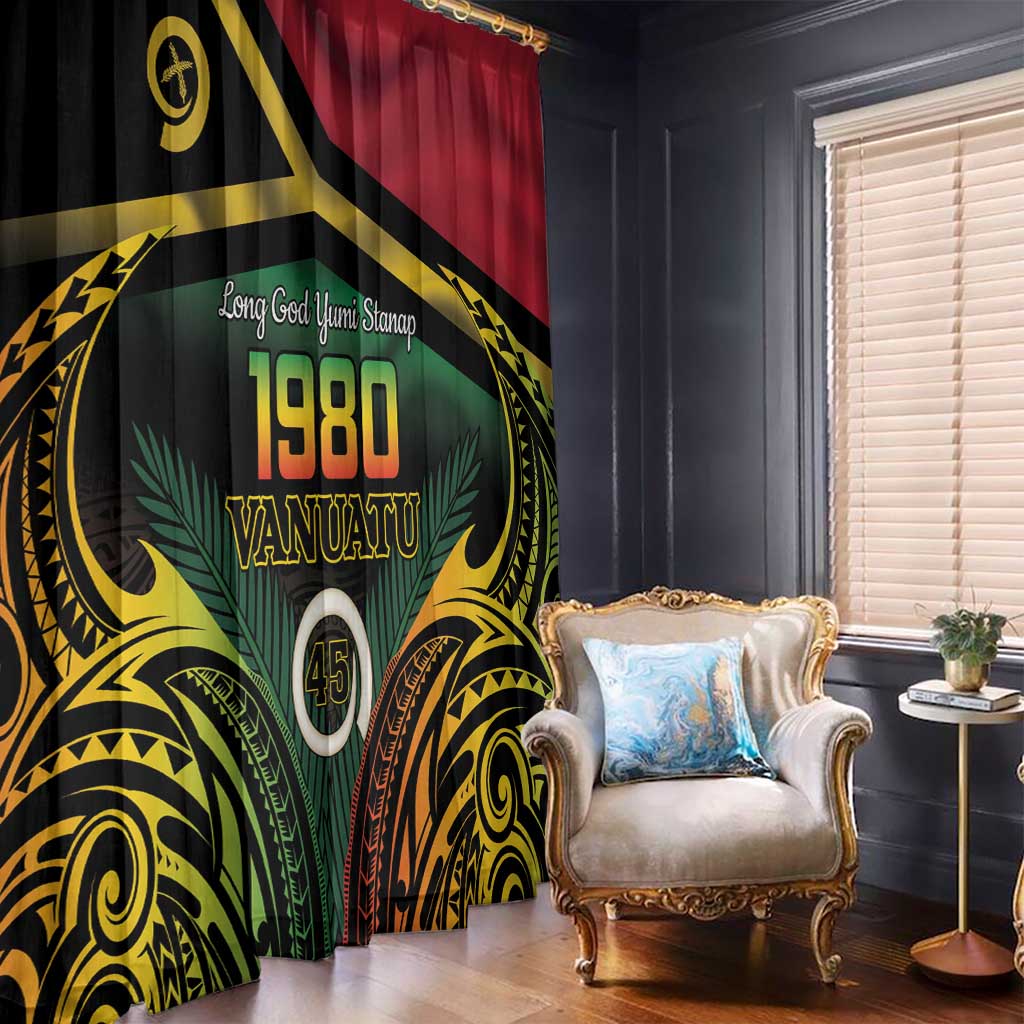 Vanuatu 1980 Window Curtain Hapi 45 Yia Indipendens Anivesari