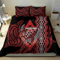 Aotearoa Iwi Ngapuhi Bedding Set NZ Maori Humpback Whale Taniko Motifs LT14 - Polynesian Pride