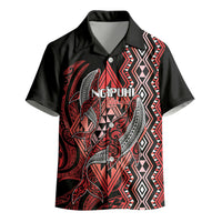 Aotearoa Iwi Ngapuhi Personalised Kid Hawaiian Shirt NZ Maori Humpback Whale Taniko Motifs LT14 - Polynesian Pride