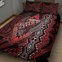 Aotearoa Iwi Ngapuhi Quilt Bed Set NZ Maori Humpback Whale Taniko Motifs LT14 - Polynesian Pride