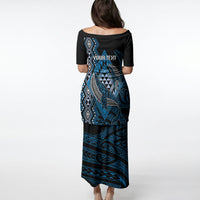 Aotearoa Iwi Ngati Porou Personalised Puletasi NZ Maori Humpback Whale Taniko Motifs LT14 - Polynesian Pride