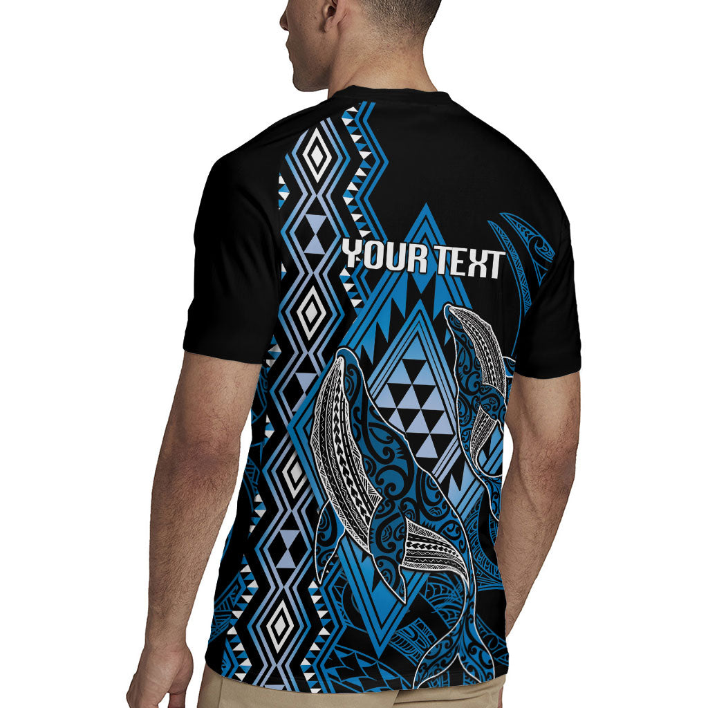 Aotearoa Iwi Ngati Porou Personalised Rugby Jersey NZ Maori Humpback Whale Taniko Motifs LT14 - Polynesian Pride