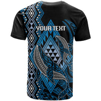 Aotearoa Iwi Ngati Porou Personalised T Shirt NZ Maori Humpback Whale Taniko Motifs LT14 - Polynesian Pride