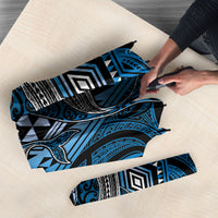 Aotearoa Iwi Ngati Porou Umbrella NZ Maori Humpback Whale Taniko Motifs LT14 - Polynesian Pride