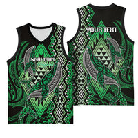 Aotearoa Iwi Ngai Tahu Personalised Basketball Jersey NZ Maori Humpback Whale Taniko Motifs LT14 - Polynesian Pride