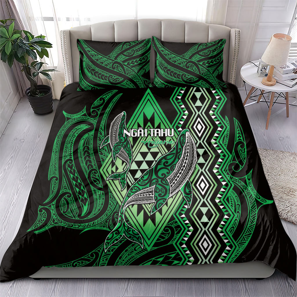 Aotearoa Iwi Ngai Tahu Bedding Set NZ Maori Humpback Whale Taniko Motifs LT14 - Polynesian Pride