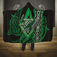 Aotearoa Iwi Ngai Tahu Hooded Blanket NZ Maori Humpback Whale Taniko Motifs LT14 - Polynesian Pride