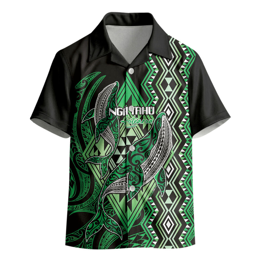 Aotearoa Iwi Ngai Tahu Personalised Kid Hawaiian Shirt NZ Maori Humpback Whale Taniko Motifs LT14 - Polynesian Pride
