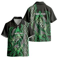 Aotearoa Iwi Ngai Tahu Personalised Kid Hawaiian Shirt NZ Maori Humpback Whale Taniko Motifs LT14 - Polynesian Pride
