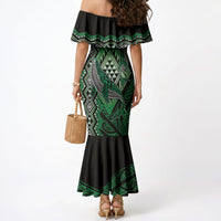 Aotearoa Iwi Ngai Tahu Personalised Mermaid Dress NZ Maori Humpback Whale Taniko Motifs LT14 - Polynesian Pride
