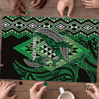 Aotearoa Iwi Ngai Tahu Puzzle NZ Maori Humpback Whale Taniko Motifs LT14 - Polynesian Pride