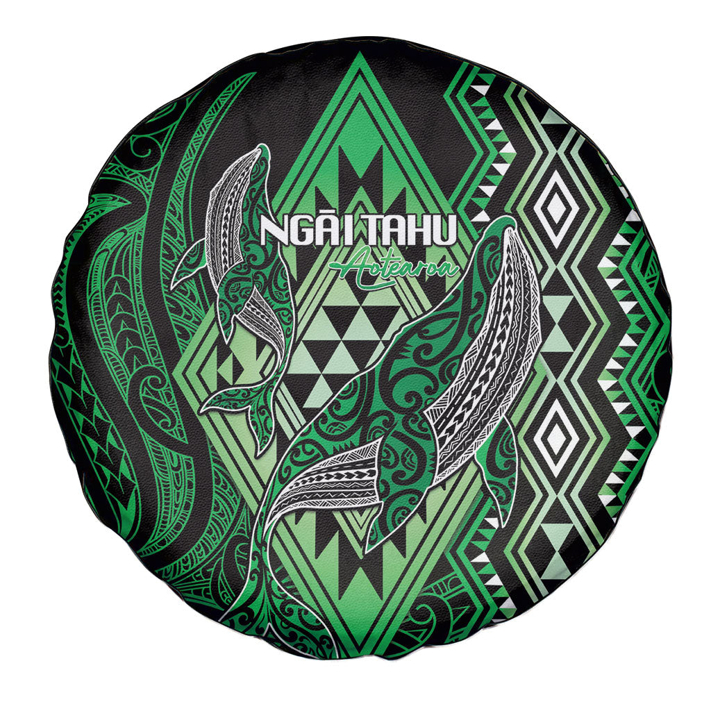 Aotearoa Iwi Ngai Tahu Spare Tire Cover NZ Maori Humpback Whale Taniko Motifs LT14 - Polynesian Pride