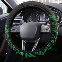 Aotearoa Iwi Ngai Tahu Steering Wheel Cover NZ Maori Humpback Whale Taniko Motifs LT14 - Polynesian Pride
