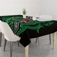 Aotearoa Iwi Ngai Tahu Tablecloth NZ Maori Humpback Whale Taniko Motifs LT14 - Polynesian Pride