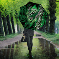 Aotearoa Iwi Ngai Tahu Umbrella NZ Maori Humpback Whale Taniko Motifs LT14 - Polynesian Pride